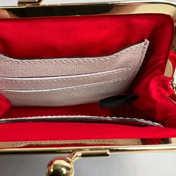 Kiss Lock Bliss Dooney & Bourque Kisslock Coin credit Card purse bag Wallet - Picture 5 of 8